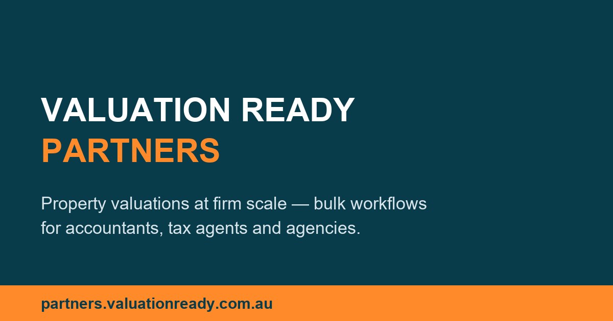 Property Valuation Partner Program for Accountants & Agencies